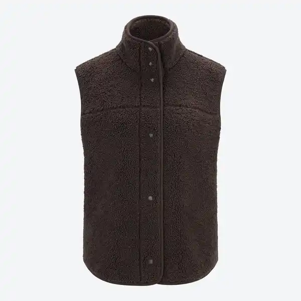 Bild 3 von Damen-Teddyweste mit Druckknopfleiste