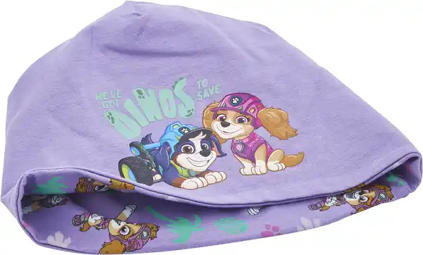 Bild 2 von Paw Patrol 2er Set aus Wende-Kinder-Mütze und -Loopschal Paw Patrol lila