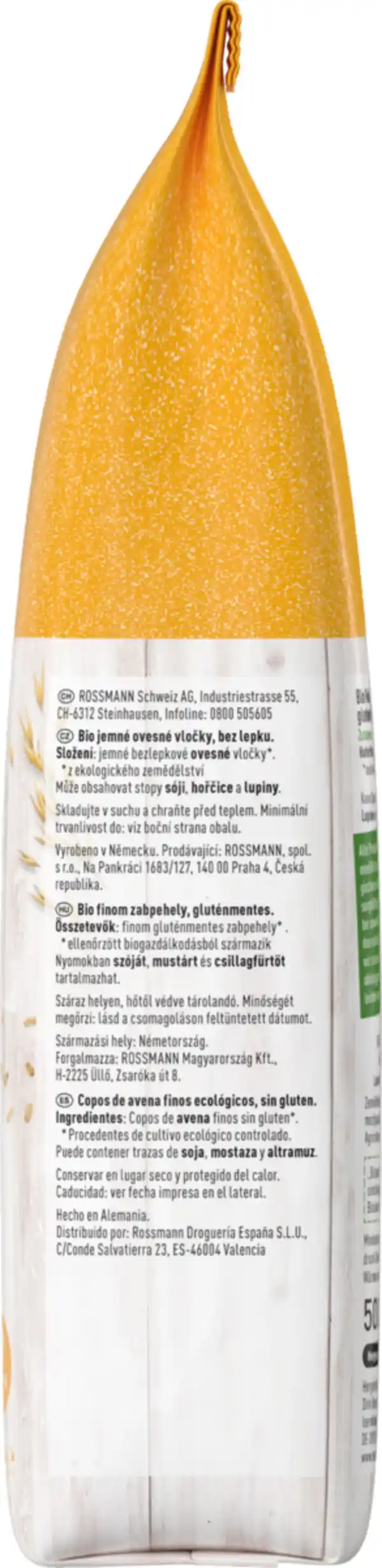 Bild 3 von enerBiO Glutenfreie Haferflocken Feinblatt Bioland, 500 g
