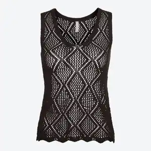 Damen-Top in Ajour-Strick