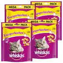 Bild 1 von Whiskas KNUSPERTASCHEN™ Beutel mit Huhn und Käse 180g - 4er Set