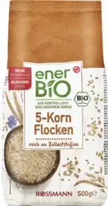 enerBiO Bio 5-Korn Flocken, 500 g
