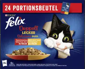 Felix Doppelt Lecker Geschmacksvielfalt vom Land in Gelee Multipack, 2.040 g