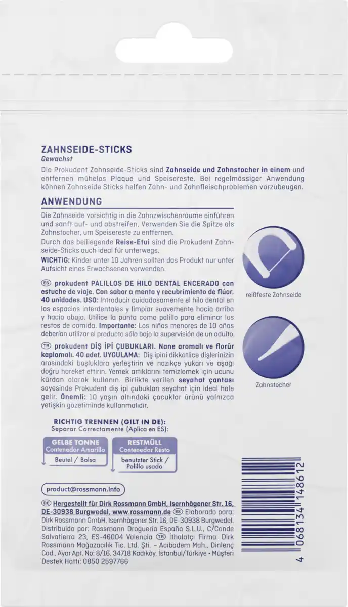 Bild 2 von prokudent Zahnseide-Sticks