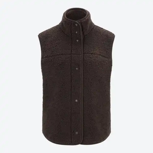 Bild 2 von Damen-Teddyweste mit Druckknopfleiste