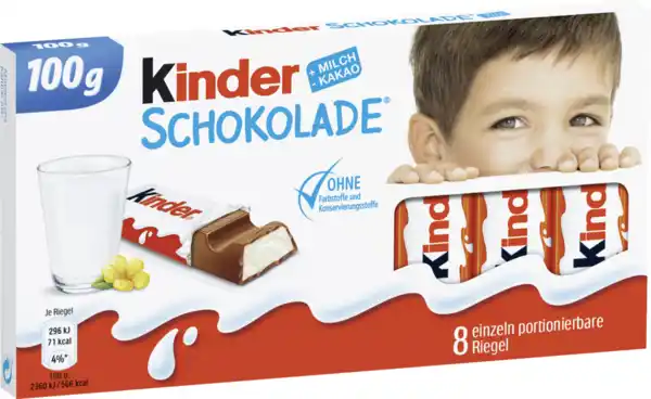 Bild 3 von Ferrero Kinder Kinderschokolade, 100 g