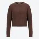 Bild 3 von Damen-Zopfstrickpullover mit Viskose