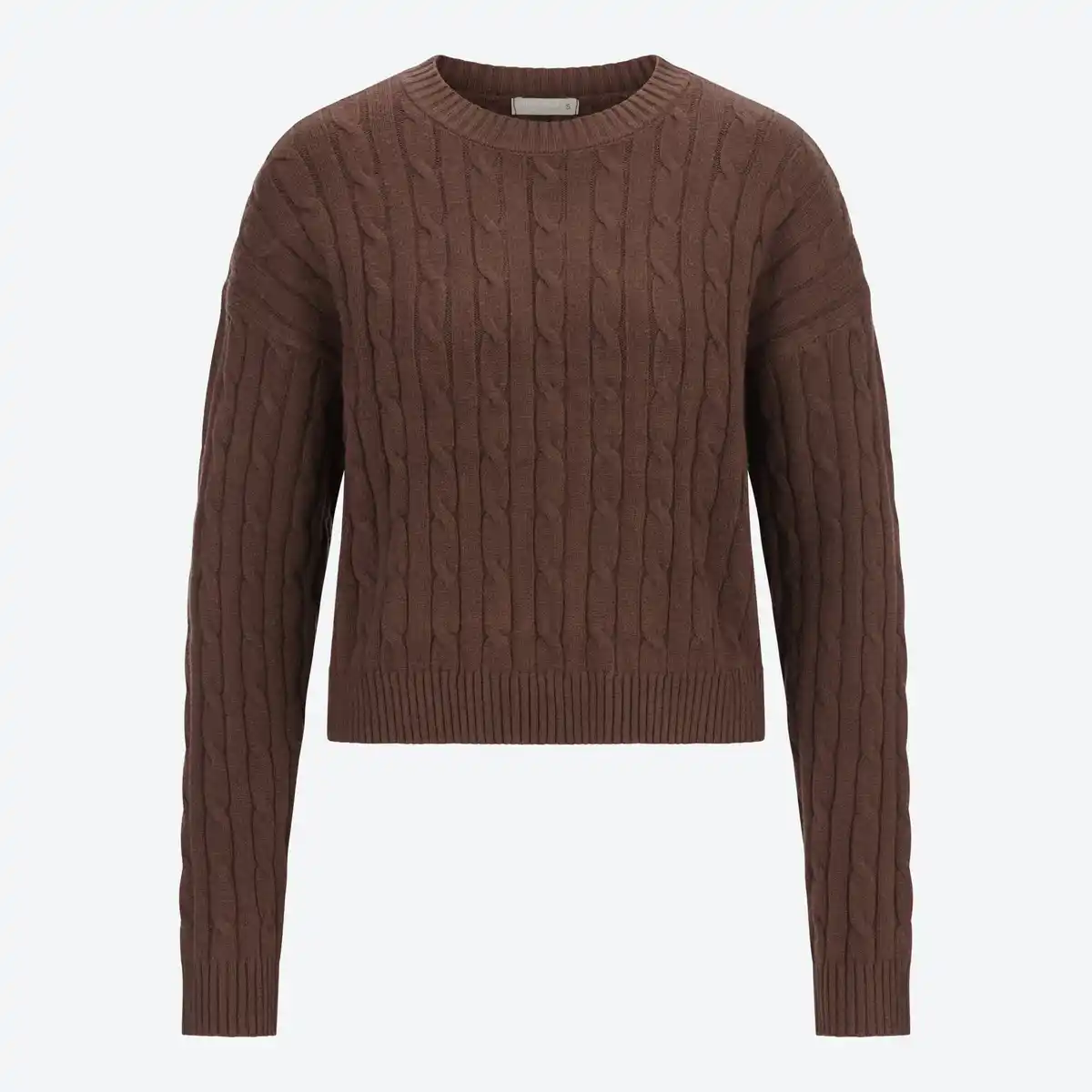 Bild 3 von Damen-Zopfstrickpullover mit Viskose