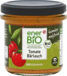 enerBiO Tomate Bärlauch Gemüseaufstrich, 135 g