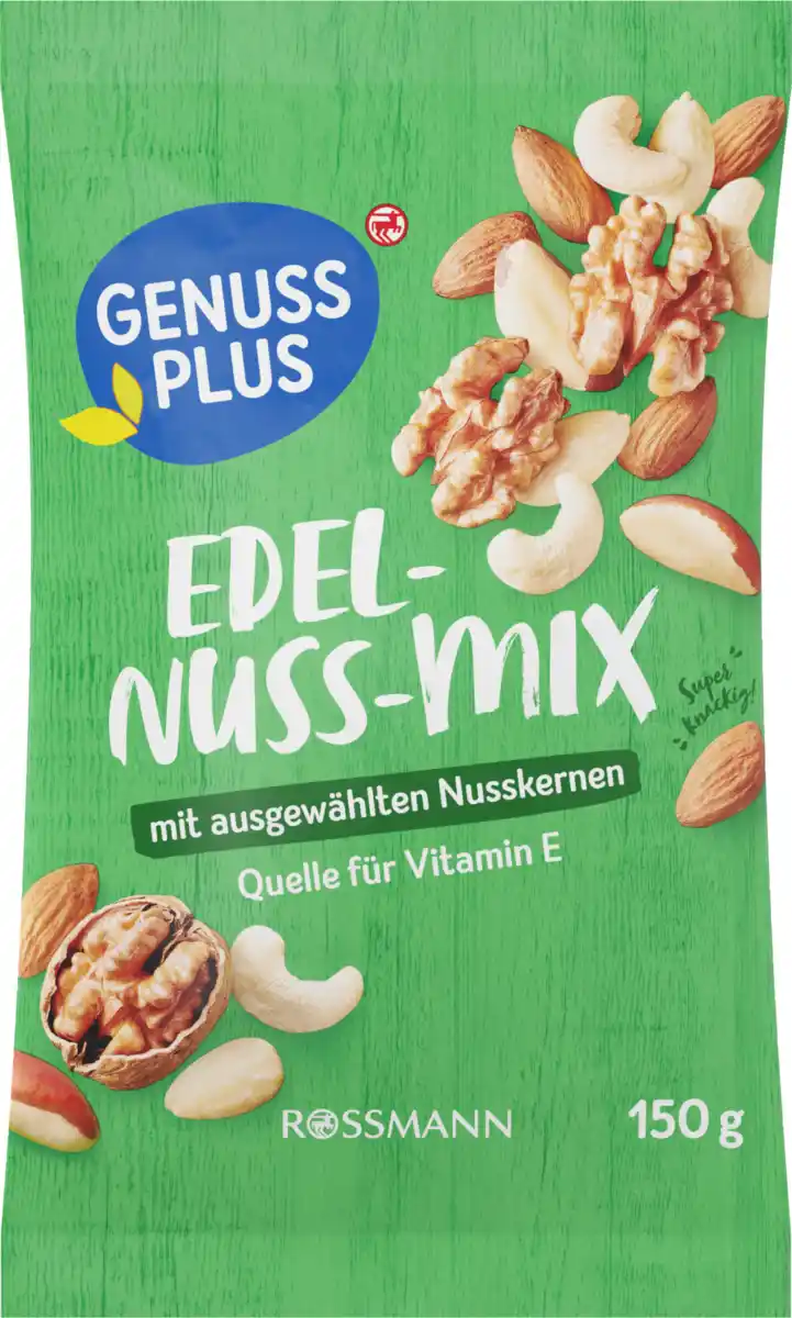 Bild 1 von GENUSS PLUS Edel-Nuss-Mix, 150 g