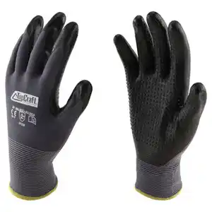 TOPCRAFT Damen und Herren Arbeitshandschuhe, Mit Noppen, S/7