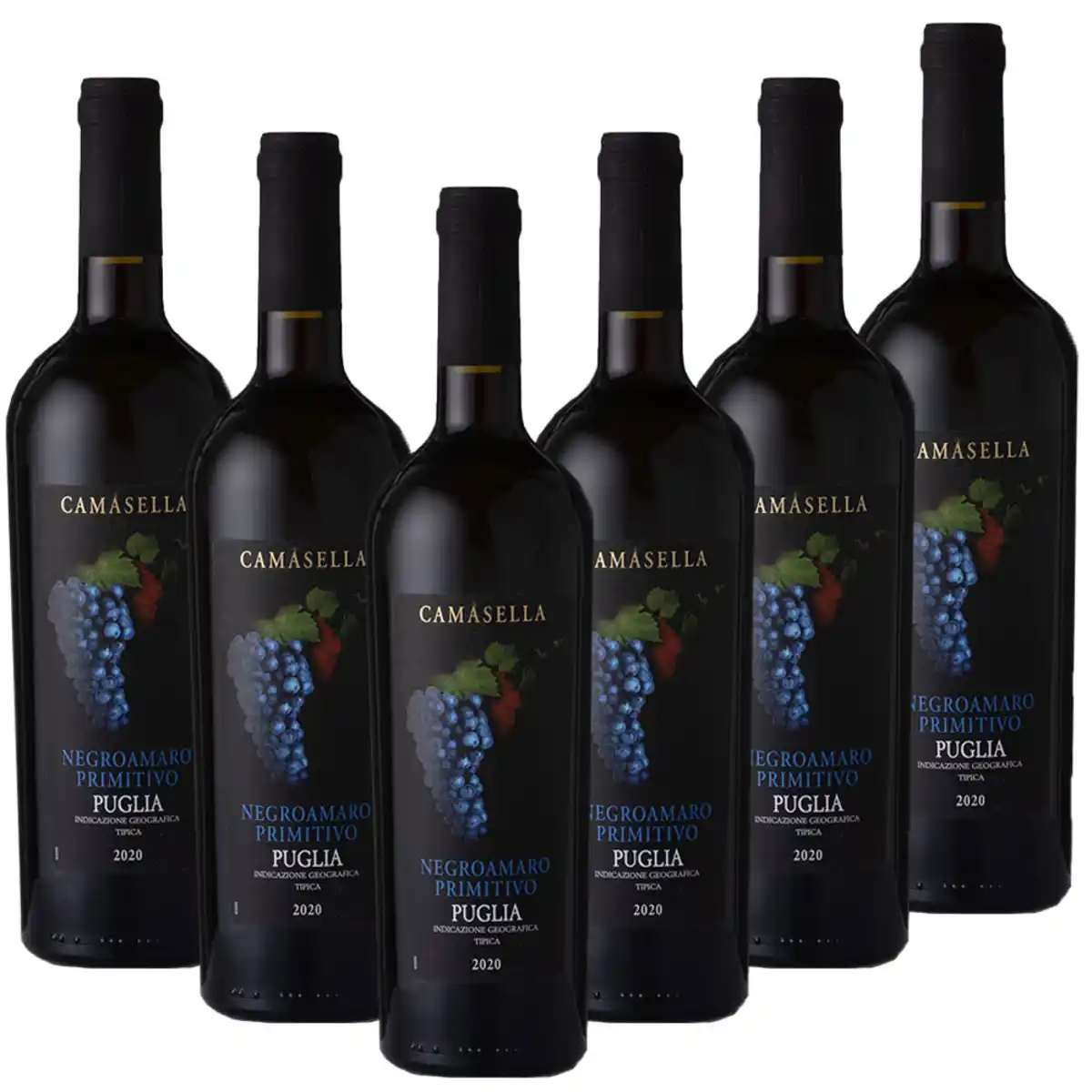 Bild 1 von CAMASELLA Negroamaro Primitivo Puglia IGT 2023 - 6er-Karton