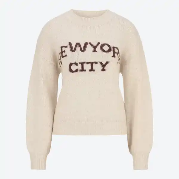 Bild 3 von Damen-Pullover mit Schriftzug