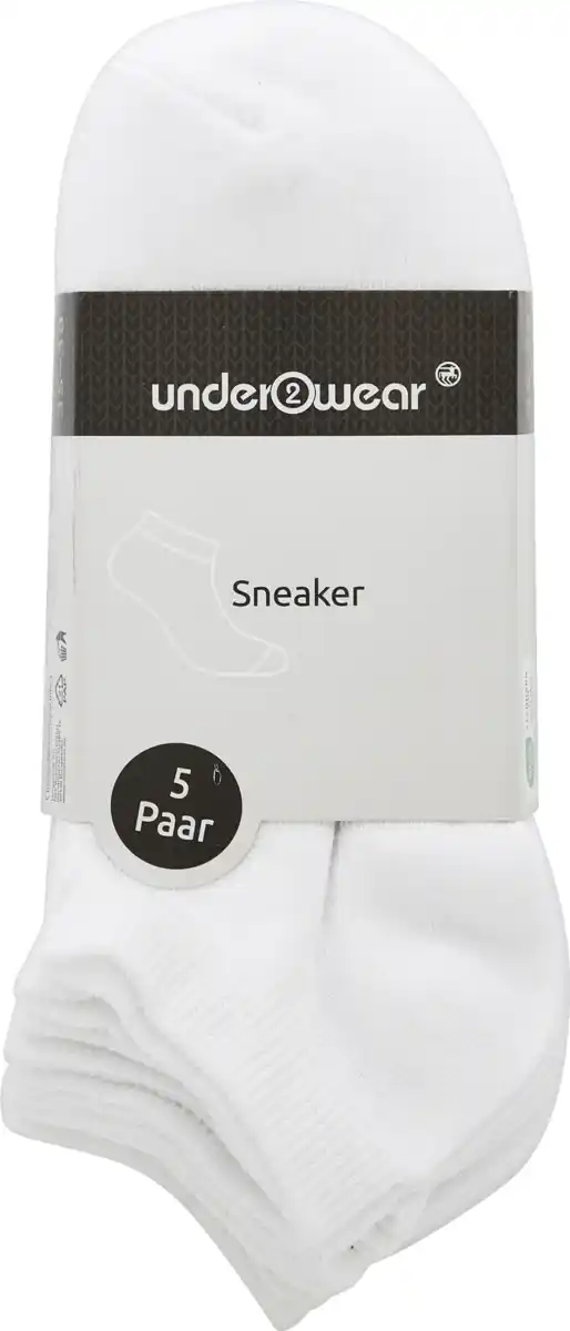 Bild 1 von under2wear 5er Pack Sneaker weiß 43/46