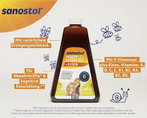 Bild 3 von Sanostol Multi-Vitamine + Eisen, 460 ml