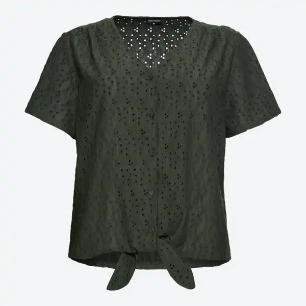 Bild 2 von Damen-T-Shirt mit Knopfleiste, große Größen