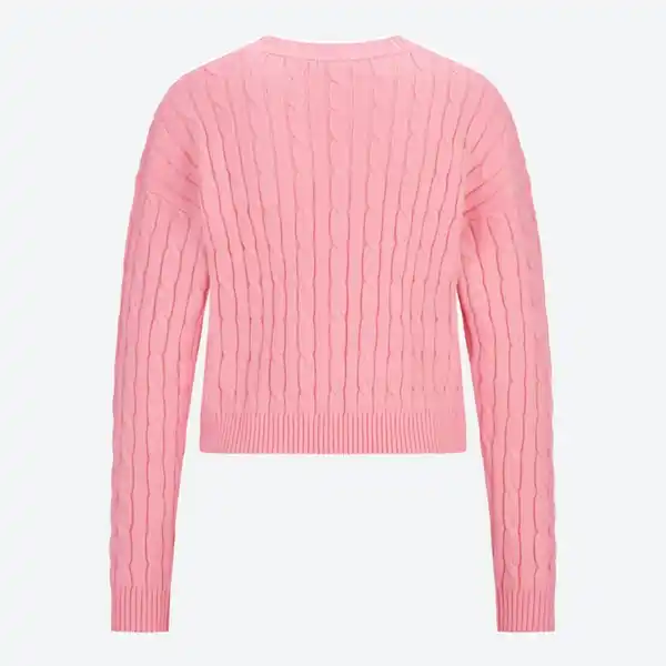 Bild 2 von Damen-Zopfstrickpullover mit Viskose