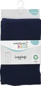 under2wear kids Leggings uni navy 110/116 GOTS mw