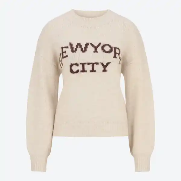 Bild 2 von Damen-Pullover mit Schriftzug