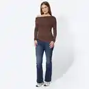 Bild 1 von Damen-Flared-Jeans Mid Waist