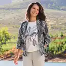 Bild 1 von Damen-Blazer in Leinen-Optik