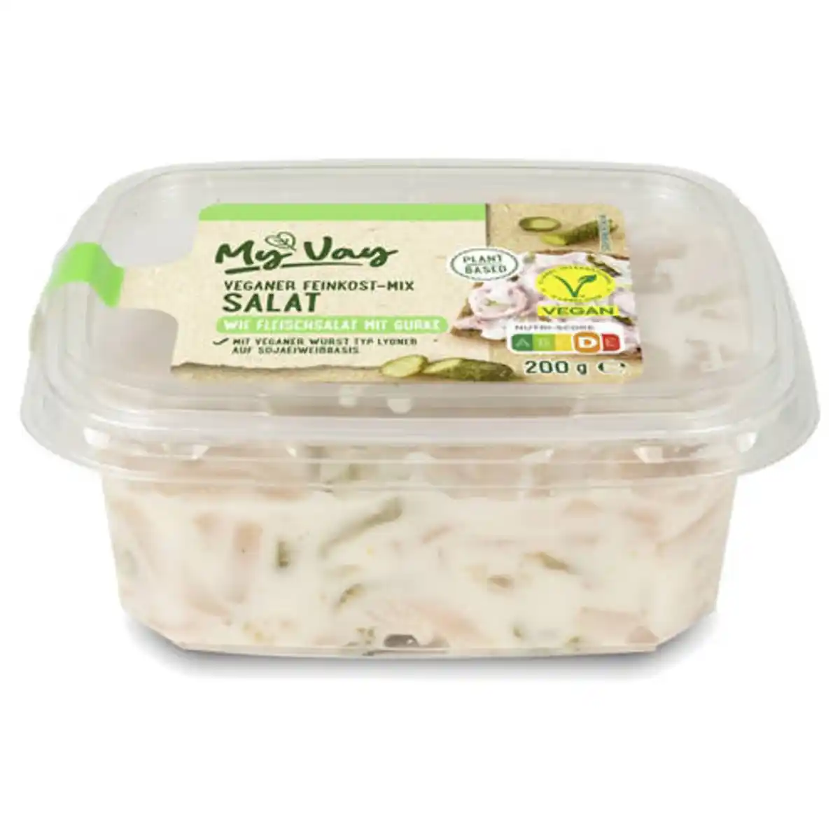 Bild 1 von MY VAY Veganer Feinkost-Mix 200 g, Gurke