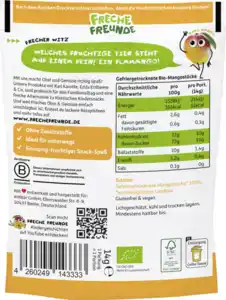 Freche Freunde Bio Fruchtchips Mango, 14 g