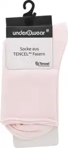 under2wear Tencel Kurzschaftsocke hellrosa 35/38