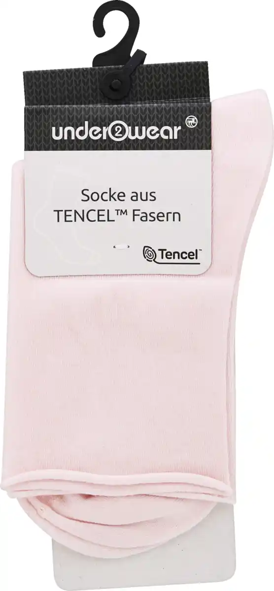 Bild 1 von under2wear Tencel Kurzschaftsocke hellrosa 35/38