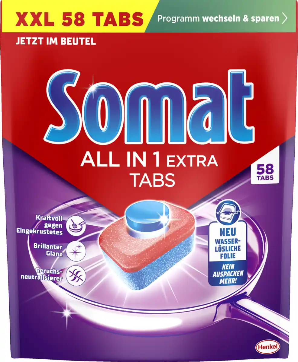 Bild 1 von Somat All in 1 Extra Tabs XXL, 58 WL