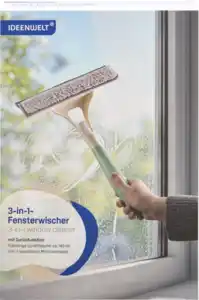 IDEENWELT 3in1 Fensterwischer