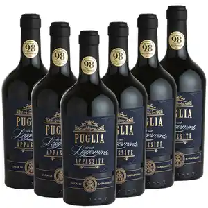 Duca di Saragnano Puglia Rosso IGT da uve Leggermente - 6er Karton