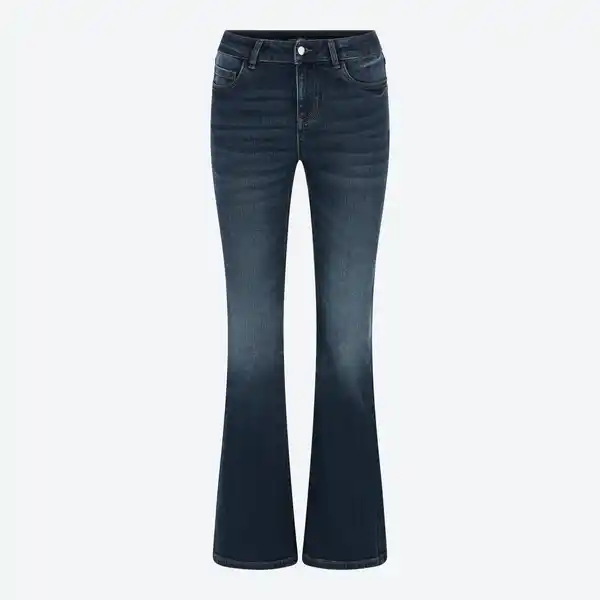 Bild 3 von Damen-Flared-Jeans Mid Waist