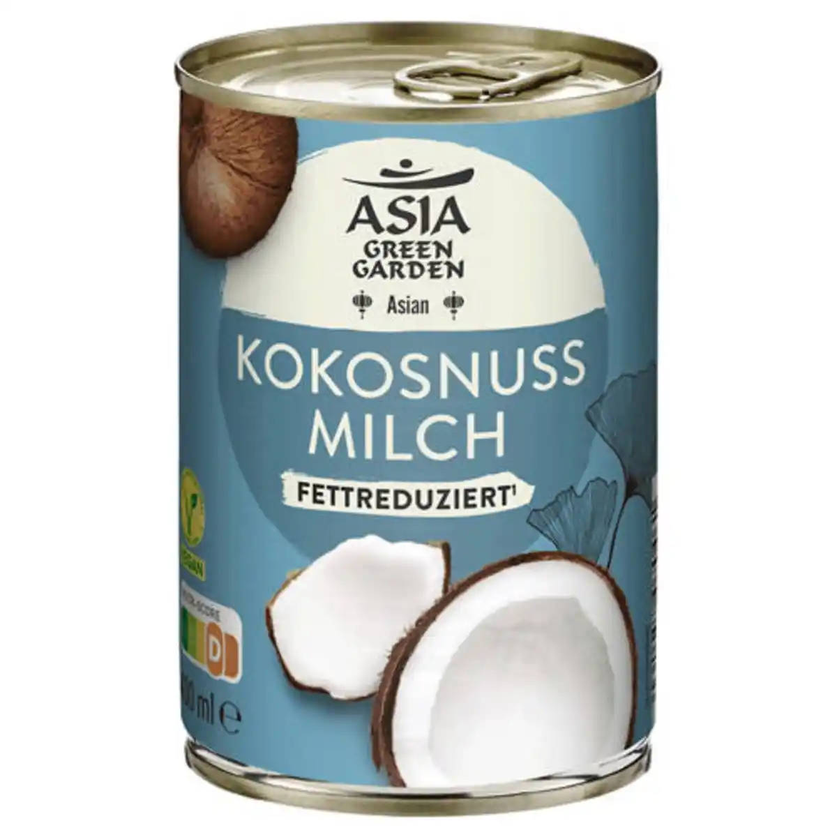 Bild 1 von ASIA GREEN GARDEN Kokosnussmilch 400 ml, fettreduziert