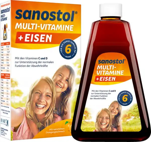 Bild 2 von Sanostol Multi-Vitamine + Eisen, 460 ml