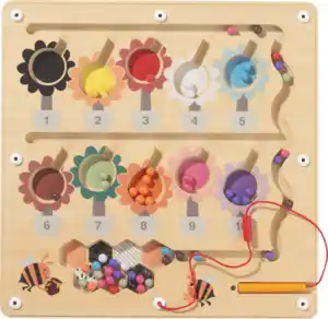 IDEENWELT Magnet-Kugelspiel Biene