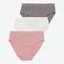 Bild 1 von Damen-Rioslip mit glänzendem Saum, 3er-Pack