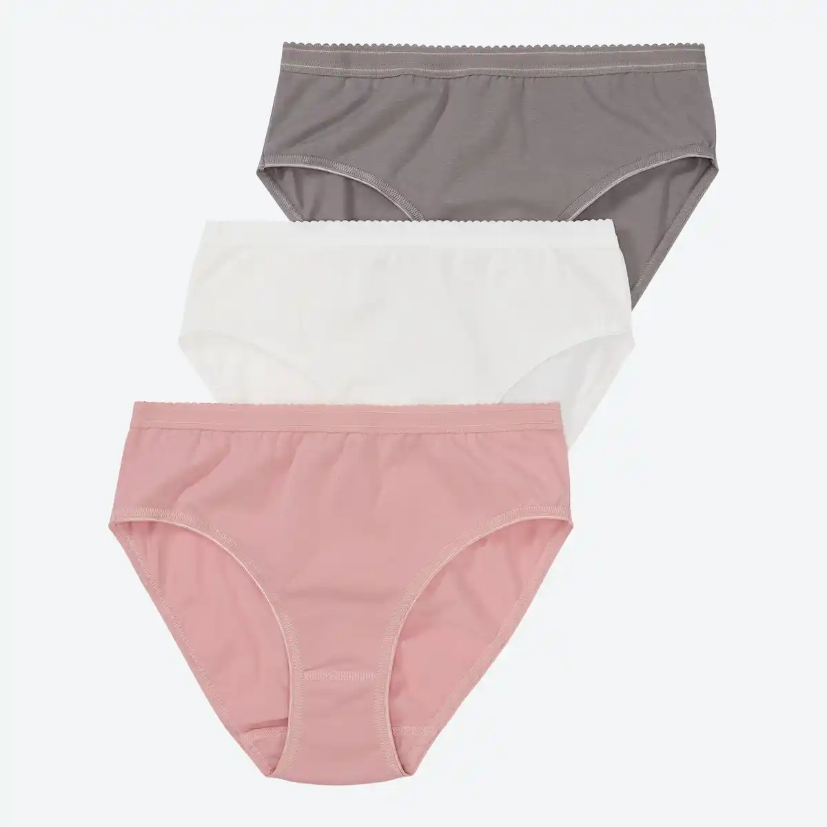 Bild 1 von Damen-Rioslip mit glänzendem Saum, 3er-Pack