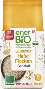 enerBiO Glutenfreie Haferflocken Feinblatt Bioland, 500 g