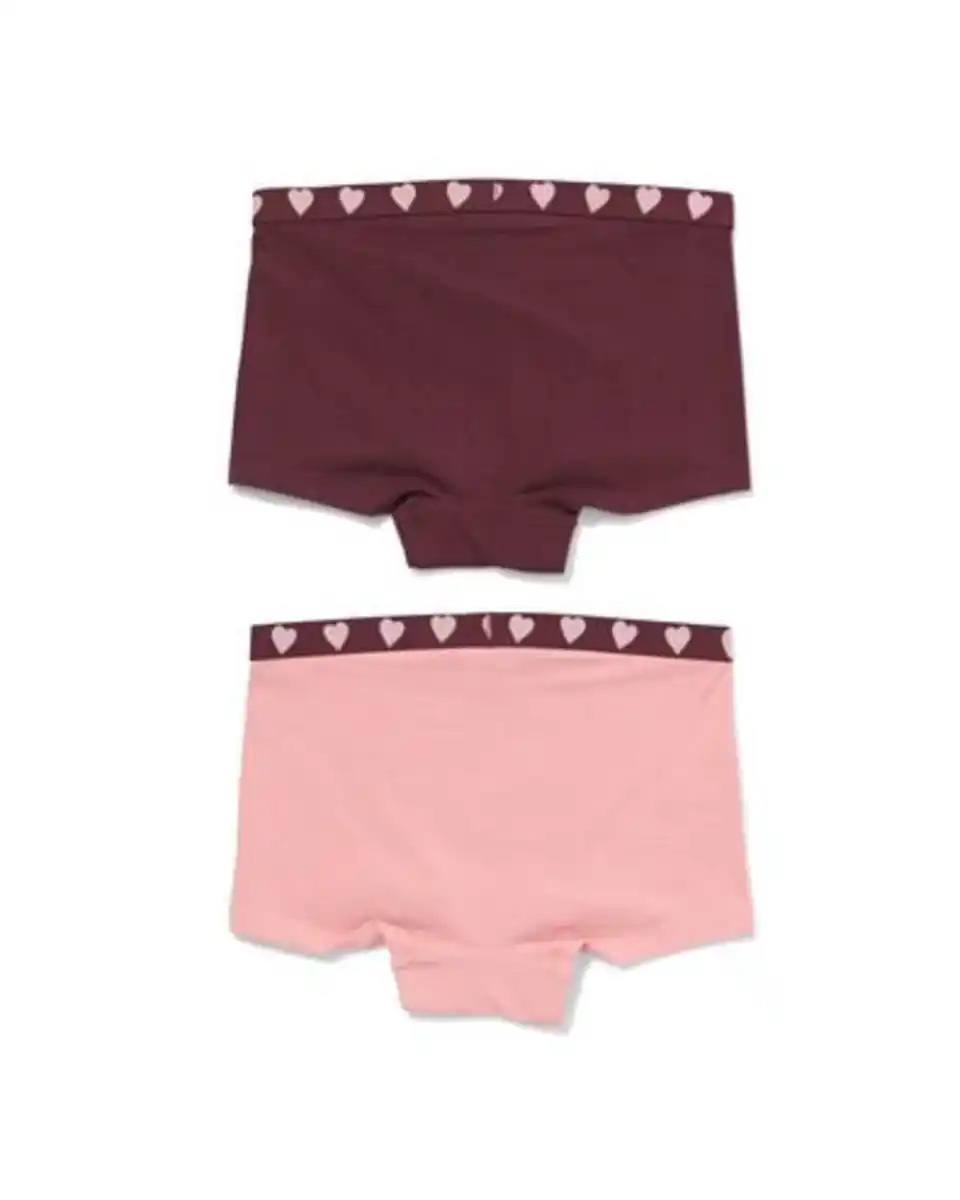 Bild 4 von Kinder-Boxershorts, Herzen – 2 Stück braun