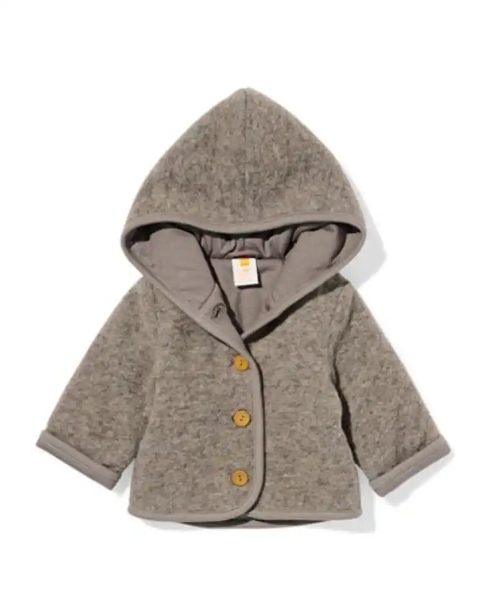 Bild 1 von Newborn-Jacke mit Wolle braun