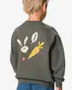 Bild 1 von Kinderpullover aus Sweatstoff, Gemüse grau