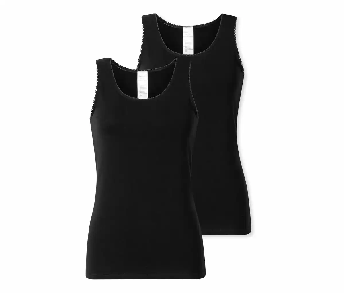 Bild 1 von 2 SCHIESSER Trägertops, schwarz
