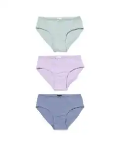 Kinderslips mit Struktur – 3 Stück lila