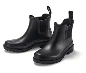 Regenstiefeletten, schwarz