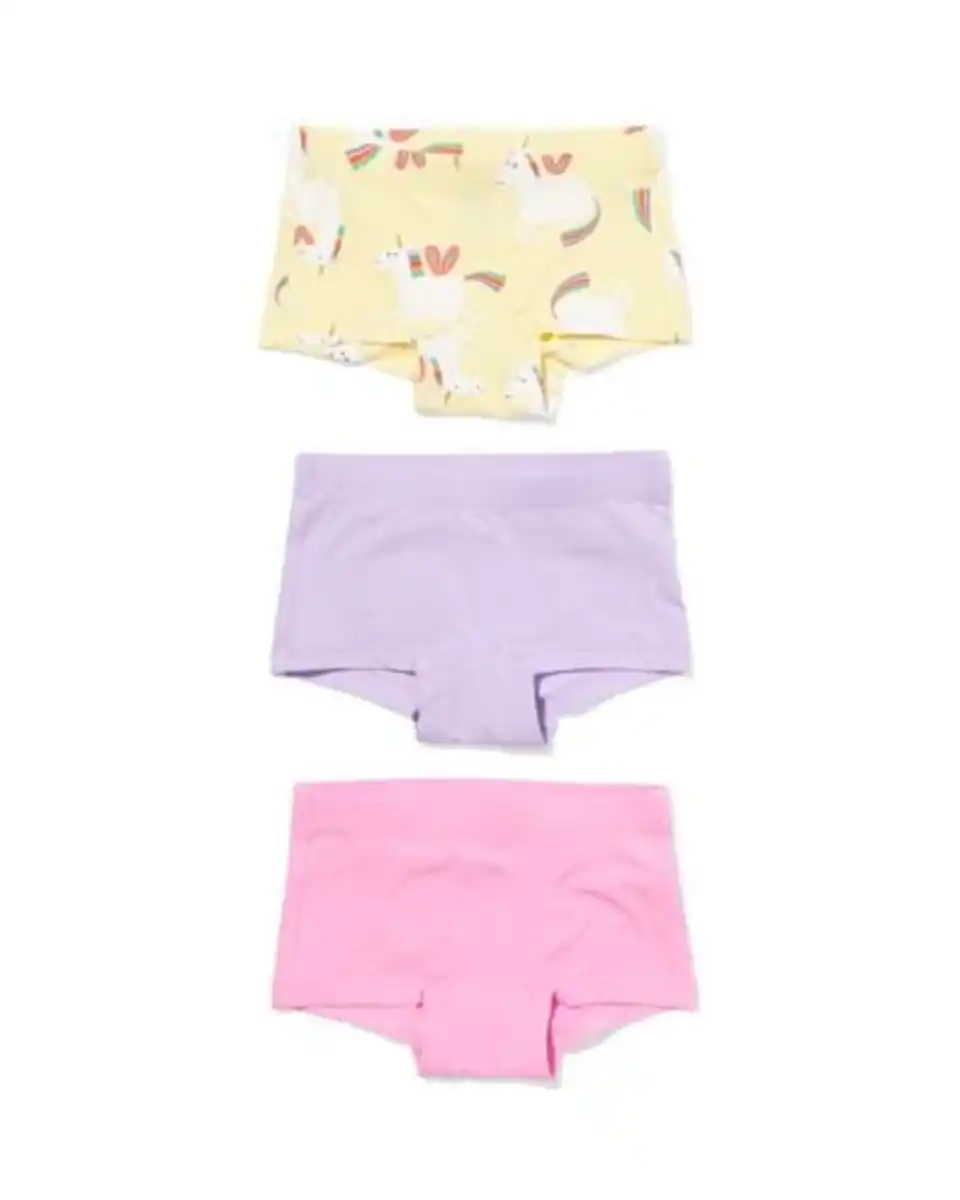 Bild 1 von Kinderunterhose Einhorn – 3 Stück gelb