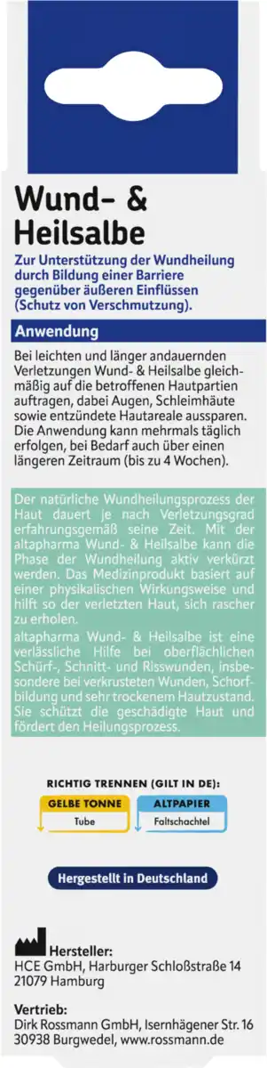 Bild 4 von altapharma Wund- & Heilsalbe