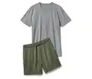 Bild 1 von Shorty-Pyjama-Set, grau/khaki