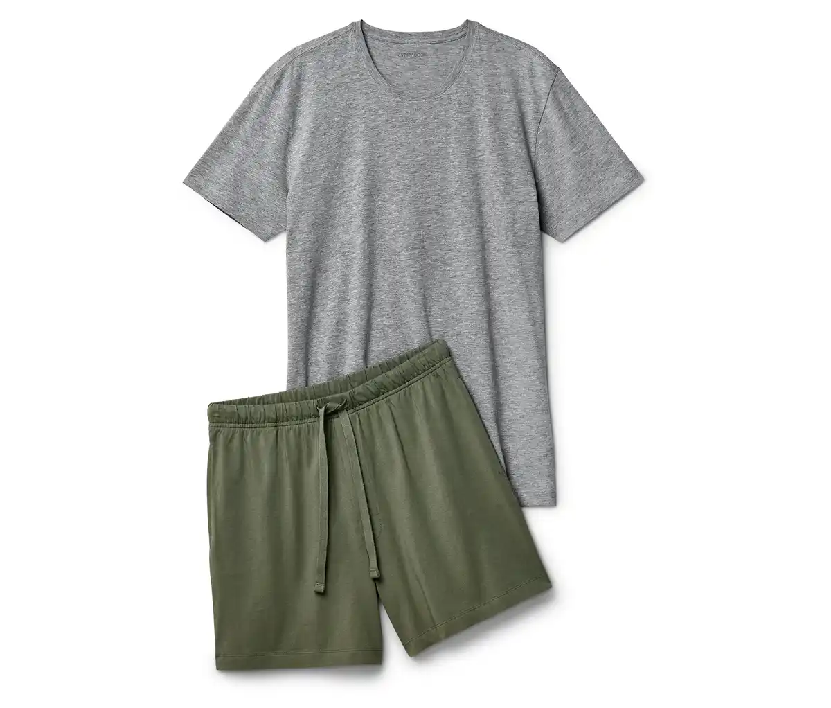 Bild 1 von Shorty-Pyjama-Set, grau/khaki