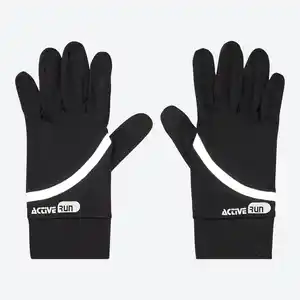 Unisex-Jersey-Handschuhe mit Reflektor und Touchfunktion